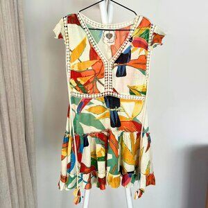 Boho Tropical Cover-up Dress